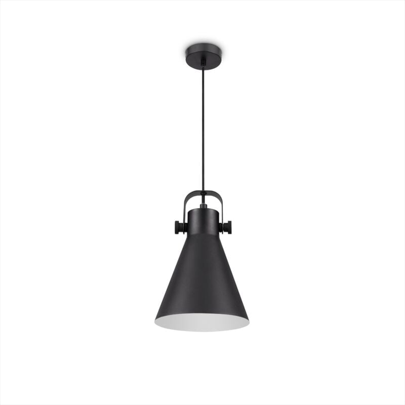 foto del prodotto l mpara de suspensi n sal n comedor colgante mesa comedor industrial nero 2, lampada a sospensione 1 flame paco home