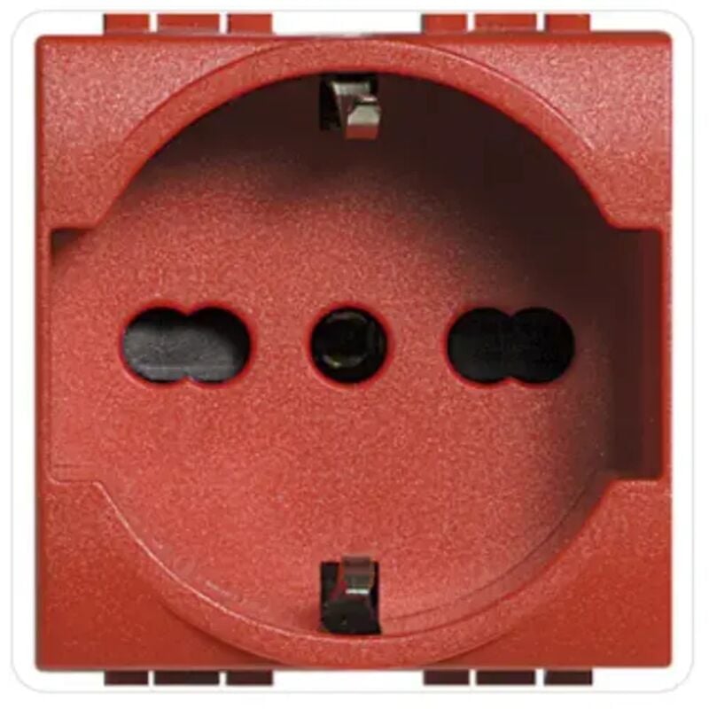 foto del prodotto l4140 16r living int presa std tedesco italiap30red bticino