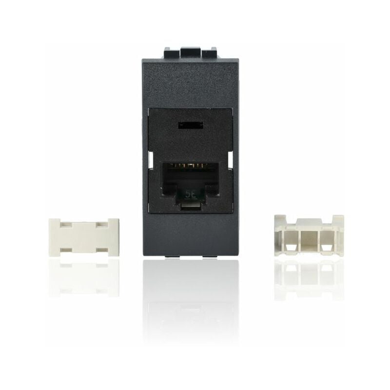 foto del prodotto l4262c5e connettore rj45 categoria 5 e antracite livinglight bticino