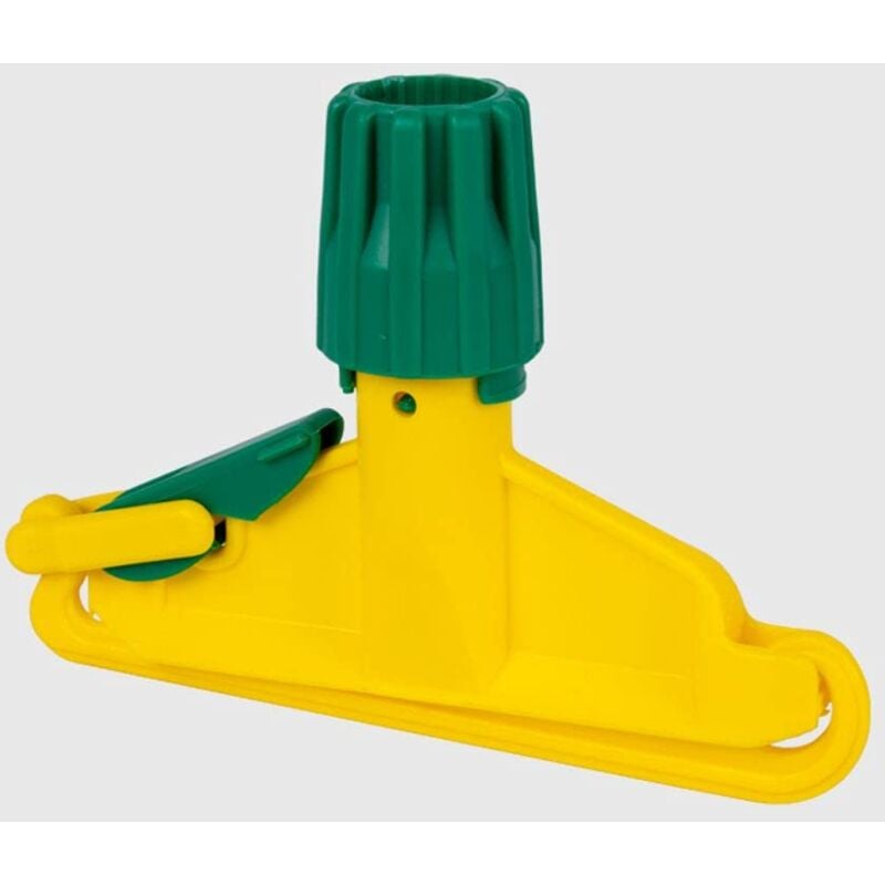 foto del prodotto la briantina pinza in plastica jack per ricambio mop, fissaggio di moci lavapavimento, compatibile con manici di 21 24 cm