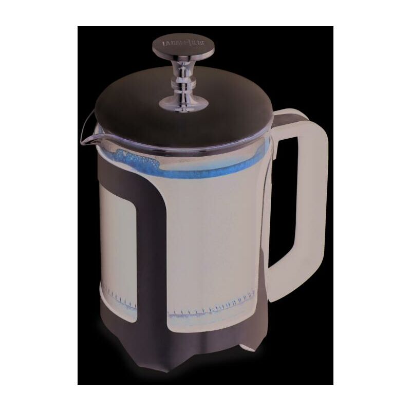 foto del prodotto la cafetiere roma macchina da caffè de in acciaio inox 4 tazze argento