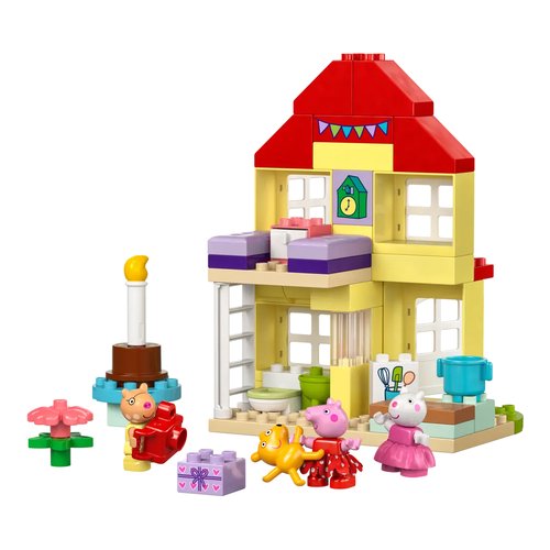 foto del prodotto la casa del compleanno di peppa pig lego 10433 duplo peppa pig