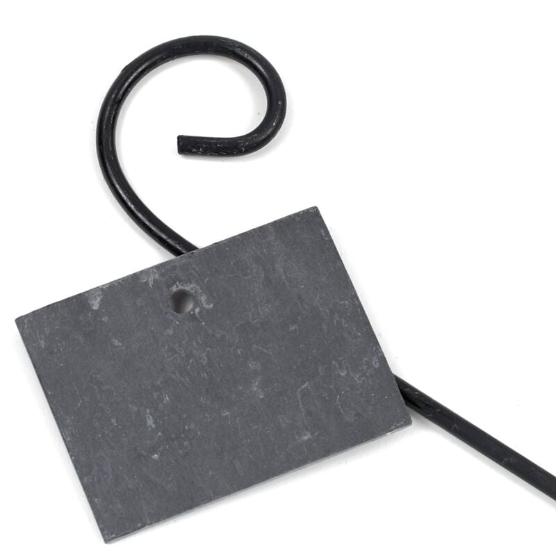 foto del prodotto la cordeline cjn20d porta etichetta ardesia blister naturale acciaio s 50 9,5 x7 cm