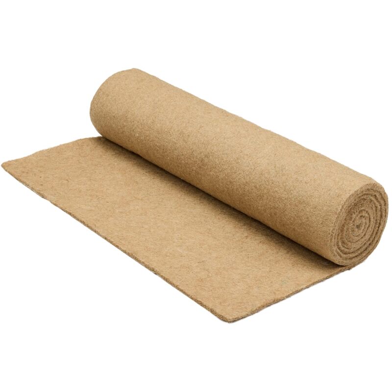 foto del prodotto la cordeline pacciamatura naturale feltro di iuta 1000 gr m , rotolo larghezza 0,50 m x lunghezza 1,50 m, per giardinaggio cjn10dp