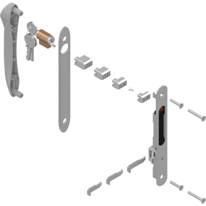 foto del prodotto la croisee ds guscio di ristrutturazione doppio 8299 argento ral9006 ds8299 007