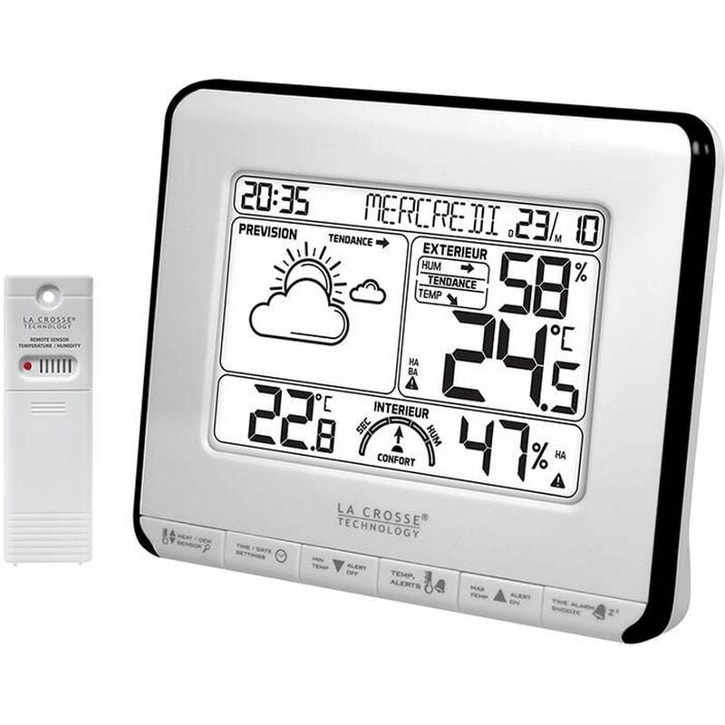 foto del prodotto la crosse technology stazione meteo bianco grigio ws6818whi bla