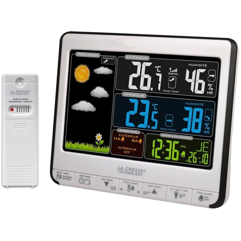 foto del prodotto la crosse technology ws6826whi bla stazione metereologica