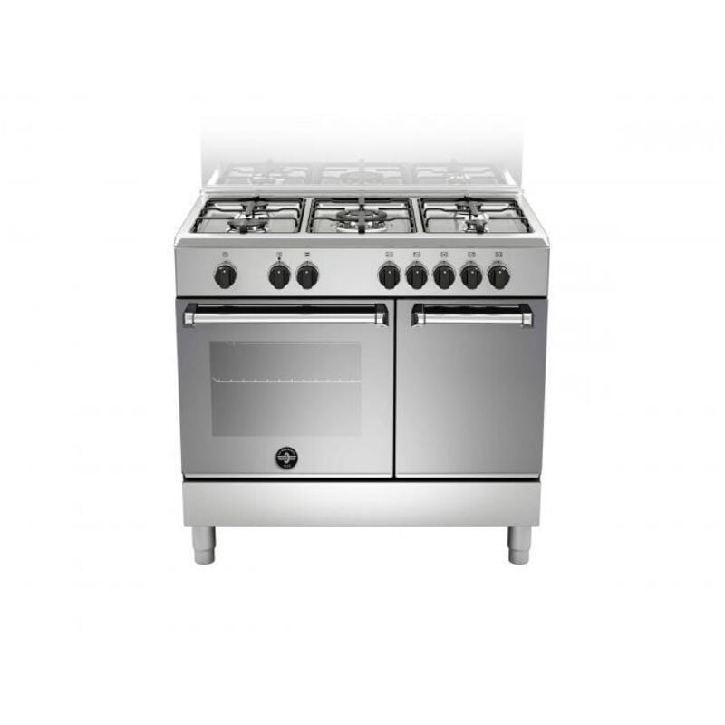 foto del prodotto la germania - bertazzoni americana amn9p5exv cucina elettrico gas acciaio inox a