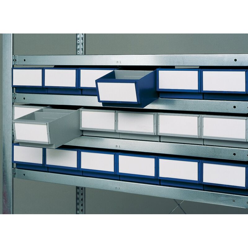 foto del prodotto la ka pe etichetta bianca per scaffali 160mm 25pz busta