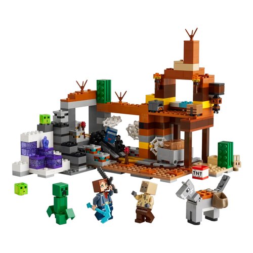 foto del prodotto la miniera delle badlands lego 21263 minecraft
