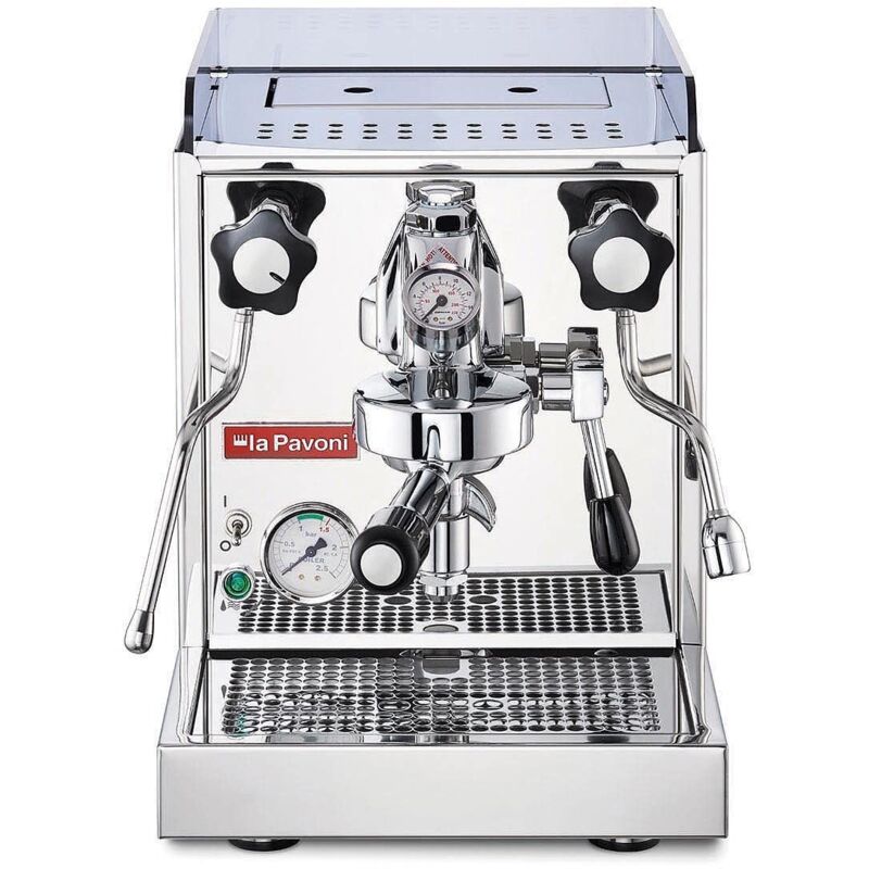 foto del prodotto la pavoni lpsccc01eu, macchina da caff semiprofessionale cellini classic, chrome