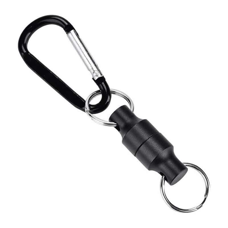 foto del prodotto la pi forte clip magnetica a sgancio della rete moschettone in alluminio gancio portachiavi singolo gancio magnetico pesca a mosca