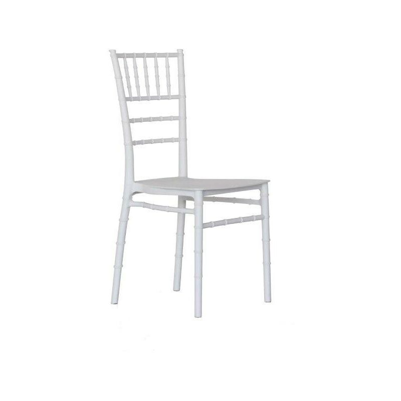 foto del prodotto la prealpina sedia in polipropilene bianco mod. linda