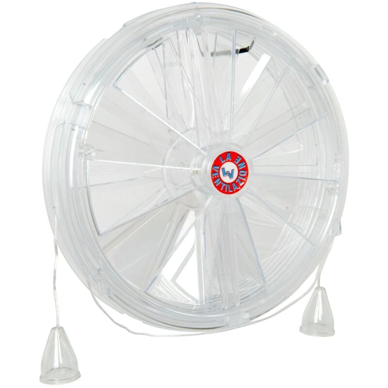 foto del prodotto la ventilazione ae160 y aeratore termico per finestre funicelle di apertura e chiusura aria, diametro 160 mm spessore max 15mm, trasparente similvetro