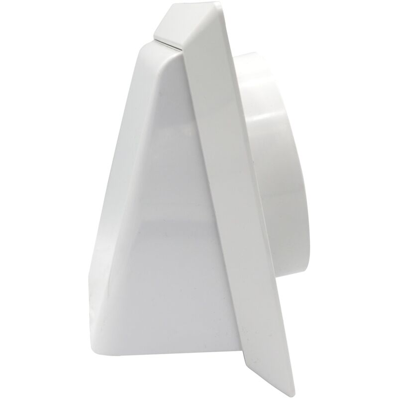 foto del prodotto la ventilazione cp19125rb cappetta antivento con rete antinsetto, per tubi 125 mm, bianca