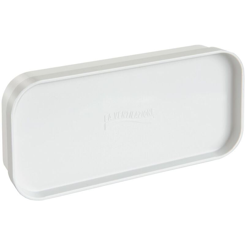foto del prodotto la ventilazione ctap157b tappo di chiusura 150x70 mm per tubi e accessori aerazione canalizzata, bianco