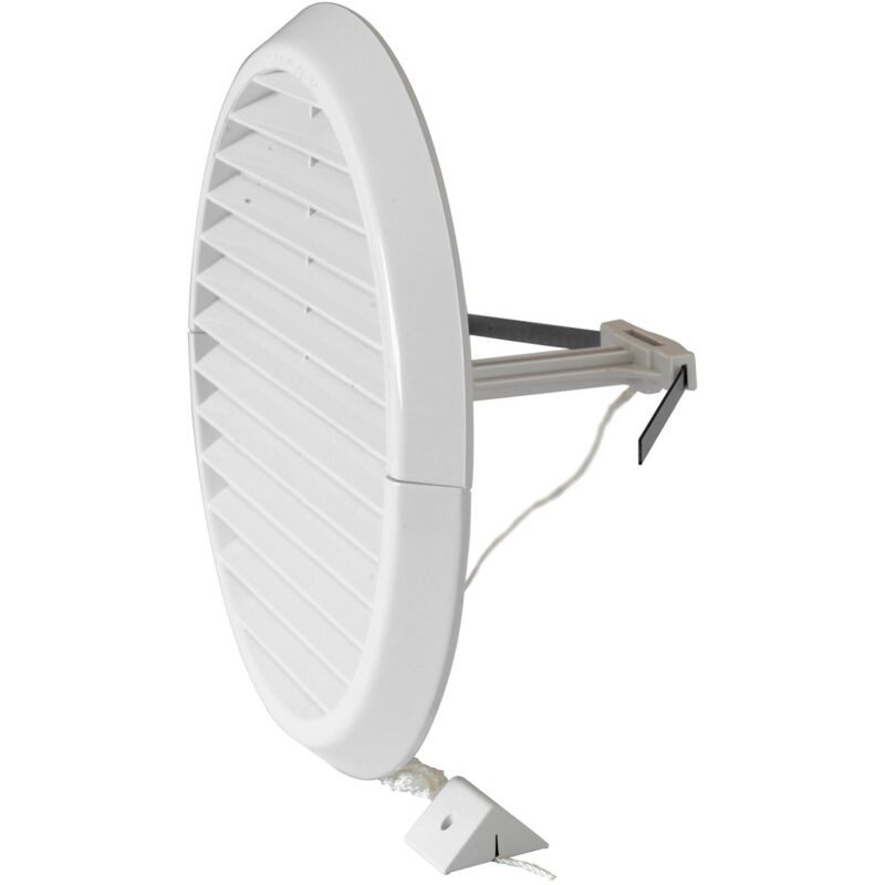 foto del prodotto la ventilazione dfr160x griglia di ventilazione in plastica pieghevole, bianco, diametro 186 mm