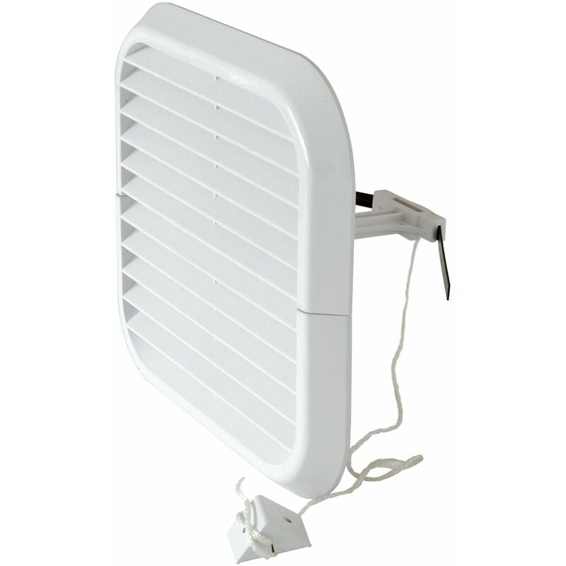 foto del prodotto la ventilazione dfr1817x griglia di ventilazione in plastica pieghevole, bianco, 180x170 mm