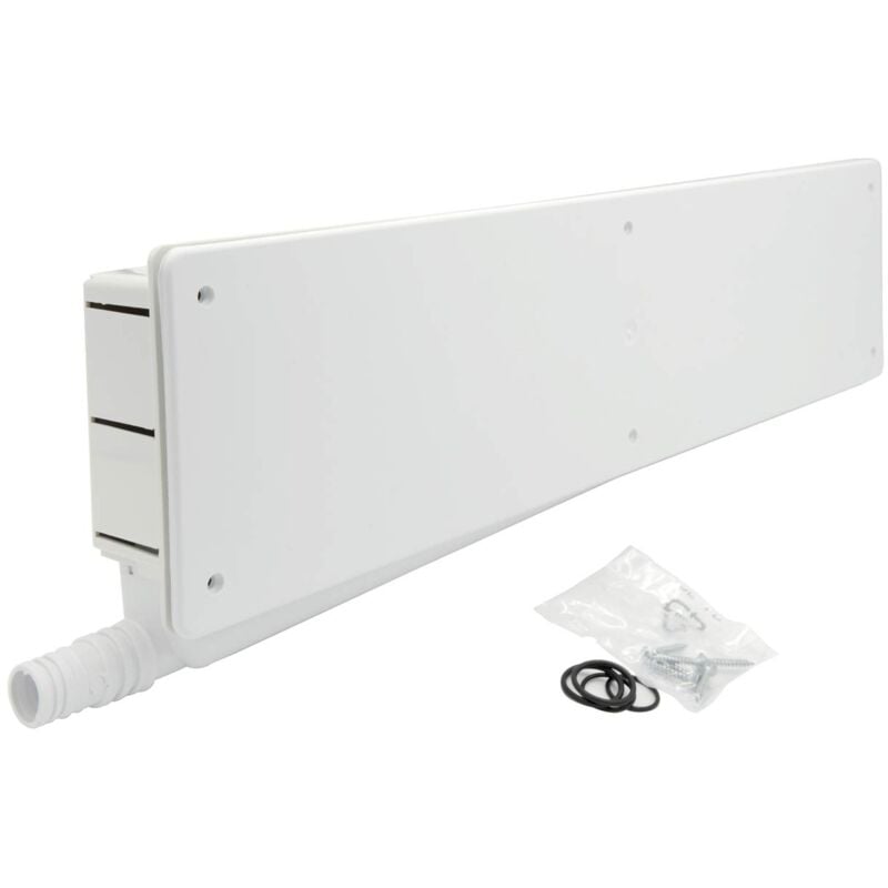 foto del prodotto la ventilazione fspr50 cassetta predisposizione impianti easy box con scarico condensa reversibile. colore bianco
