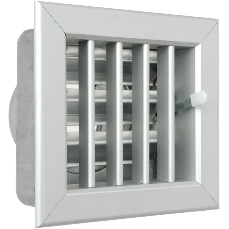 foto del prodotto la ventilazione gcsial1413100 griglia incasso per camini, alluminio, 140x130 mm
