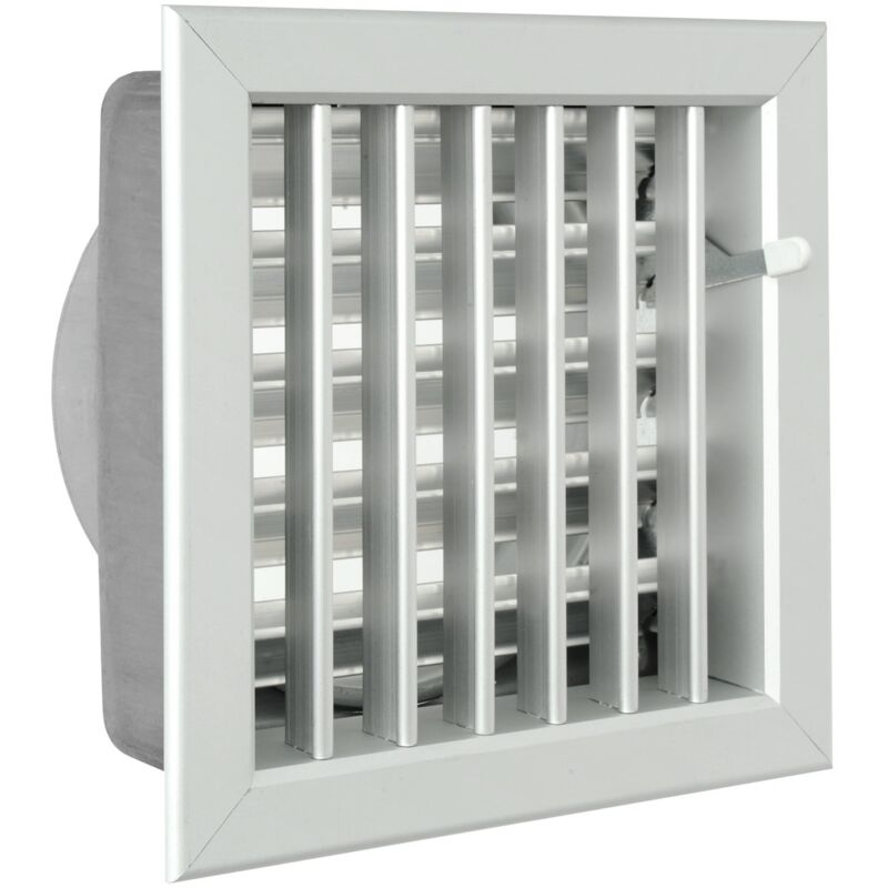 foto del prodotto la ventilazione gcsial1818120 griglia incasso per camini, alluminio, 180x180 mm