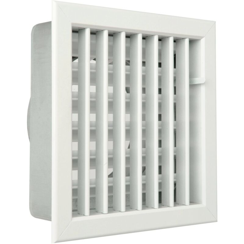 foto del prodotto la ventilazione gcsib2020140 griglia incasso per camini, alluminio bianco, 200x200 mm