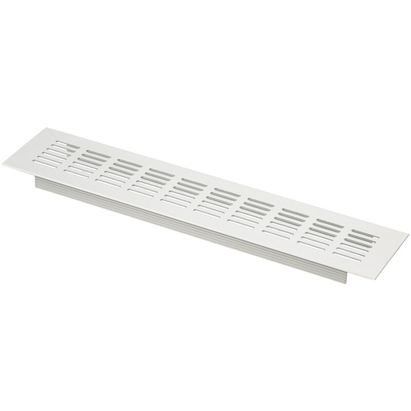 foto del prodotto la ventilazione gf286al griglia rettangolare da incasso, alluminio anodizzato, 280x60 mm, grigio