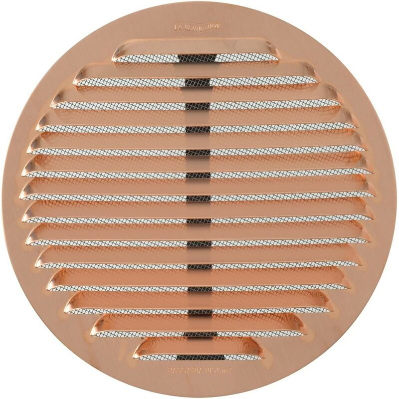 foto del prodotto la ventilazione griglia aerazione rame tonda c molle rete mm 125 160