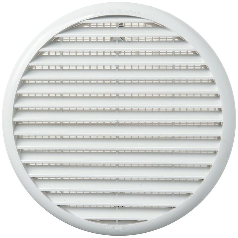 foto del prodotto la ventilazione griglia aerazione tonda c molle rete mm 165 220