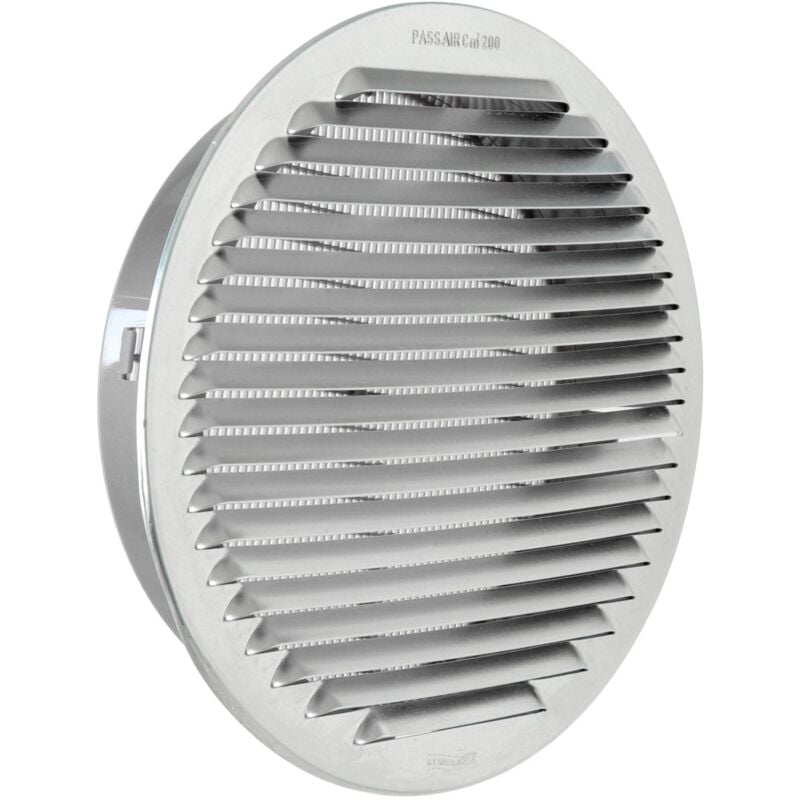 foto del prodotto la ventilazione gtap200r griglia tonda da incasso, alluminio, 230 mm