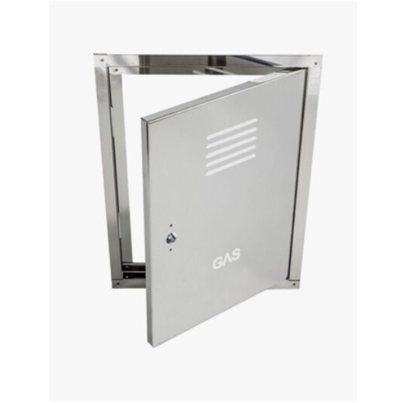 foto del prodotto la ventilazione sportello zincato per contatore gas 550x400 telaio con coperchio matanodotto