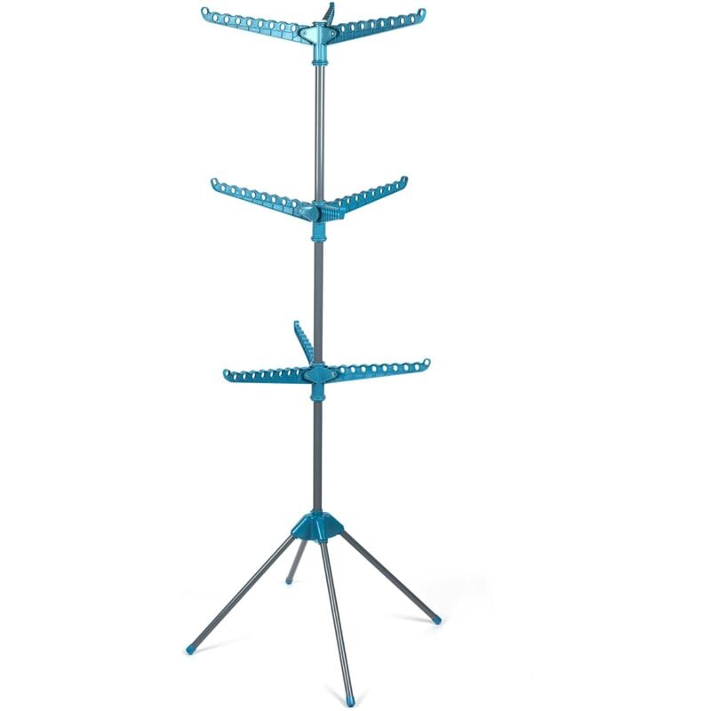 foto del prodotto la039552tqeu 9 arm stativo per abiti e abbigliamento, pu contenere fino a 15 kg, grande laboratorio di abbigliamento, abiti da fanciulla, asciuga