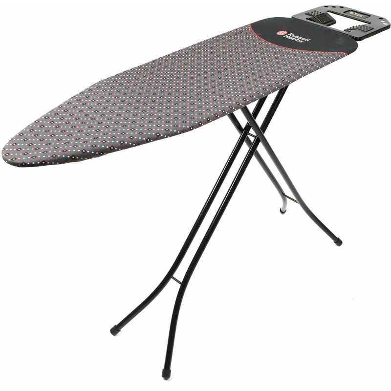 foto del prodotto la043153blk scheda jumbo, gambe regolabili in altezza, piedini antiscivolo, supporto in ferro imbottito in silicone sift touch, acciaio, metallo,