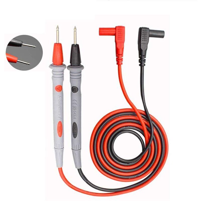 foto del prodotto lablanc 1 coppia di sonde per multimetro, cavo da 1 m, puntale di prova per multimetro 1000 v 20 a cat iii iv