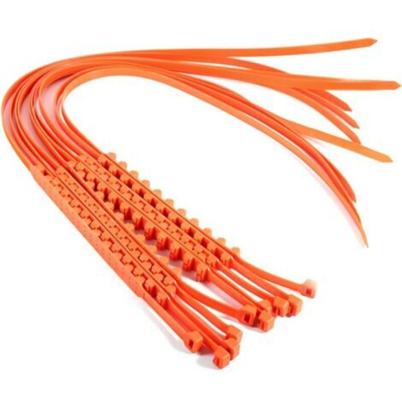 foto del prodotto lablanc 10 pezzi catene da neve per pneumatici catene da neve universali antiscivolo, catene da neve riutilizzabili in nylon per auto di emergenza,