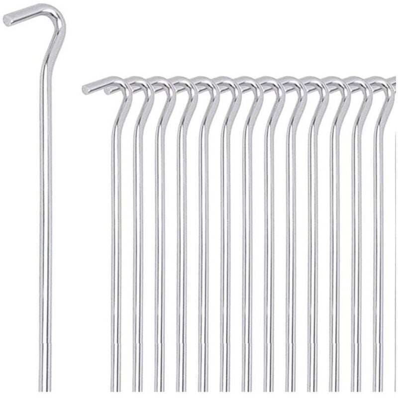 foto del prodotto lablanc 10 picchetti da tenda da 31 cm, picchetti da campeggio in alluminio, accessori per tende, picchetti per tende per terreni duri, ideali per