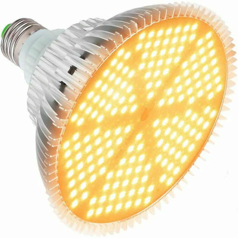 foto del prodotto lablanc 120w led grow light bulb spettro completo 180 led e27 lampada da coltivazione per piante da interno bulbi per la crescita di fiori per