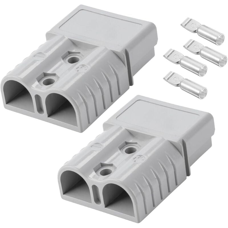 foto del prodotto lablanc 2 connettori per terminali della batteria per auto, spina di collegamento rapido per batteria da 120 a e 600 v, connettore rapido per