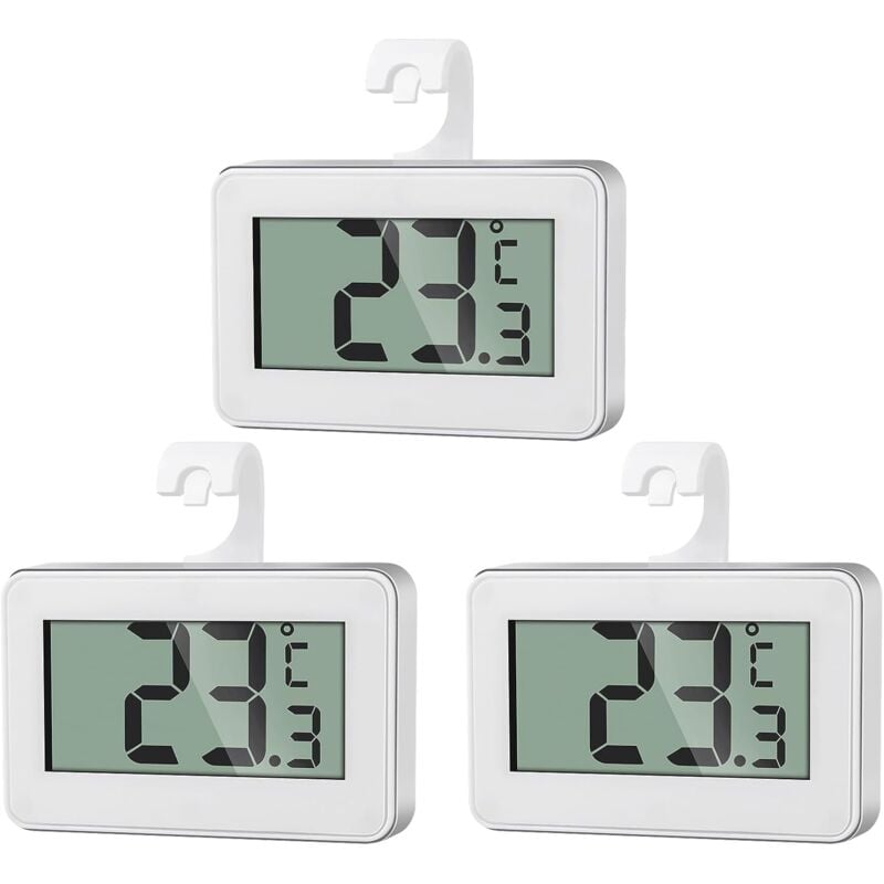 foto del prodotto lablanc 2 mini termometri digitali, termometri per congelatore, termometri digitali per frigorifero
