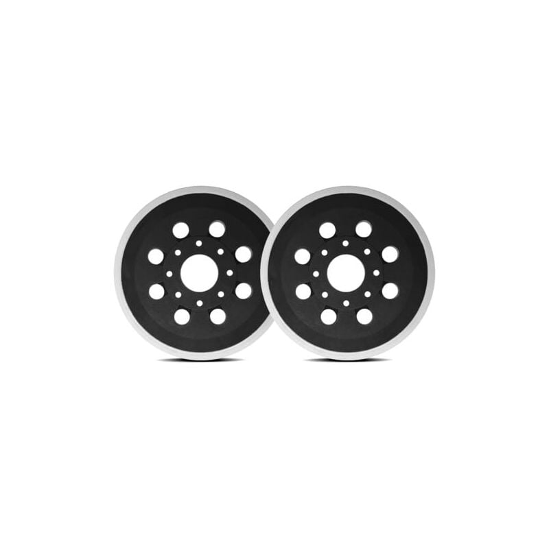 foto del prodotto lablanc 2 pezzi di platorello a strappo, platorello compatibile da 125 mm, platorello a 8 fori per bosch pex 220 a gex 125 1 ae skil 7402 7490 pex