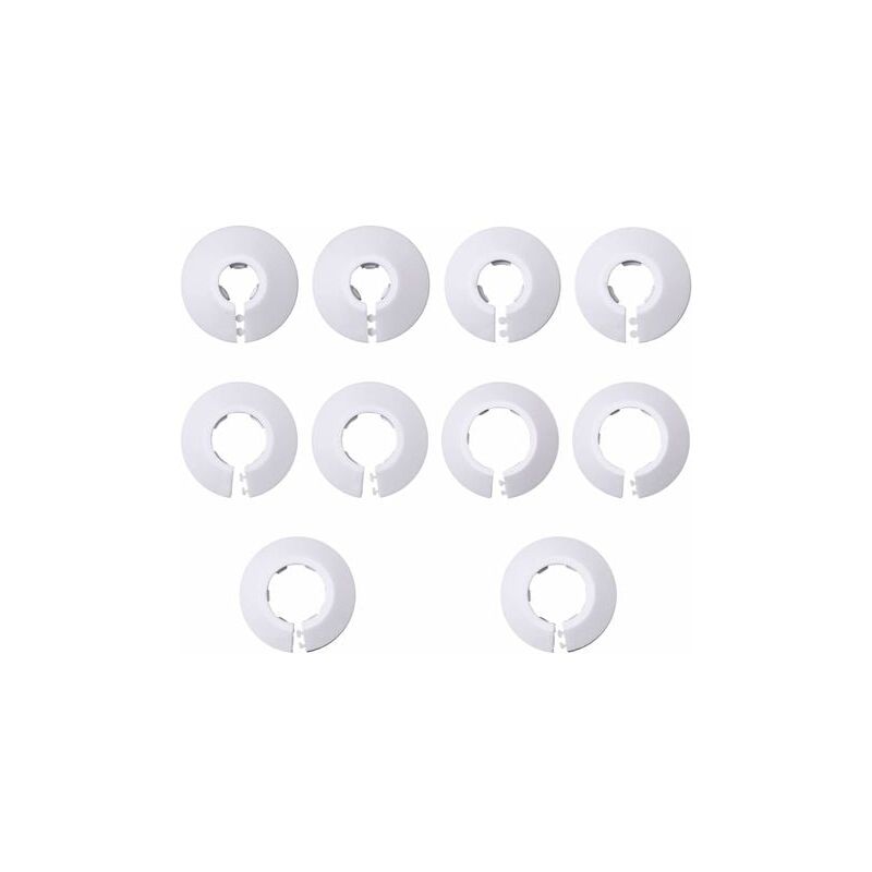 foto del prodotto lablanc 25 rosette per radiatore singole, rosette per radiatore, copritubo per radiatore, copriforo per parete e pavimento 12 16 20 25 32 mm 