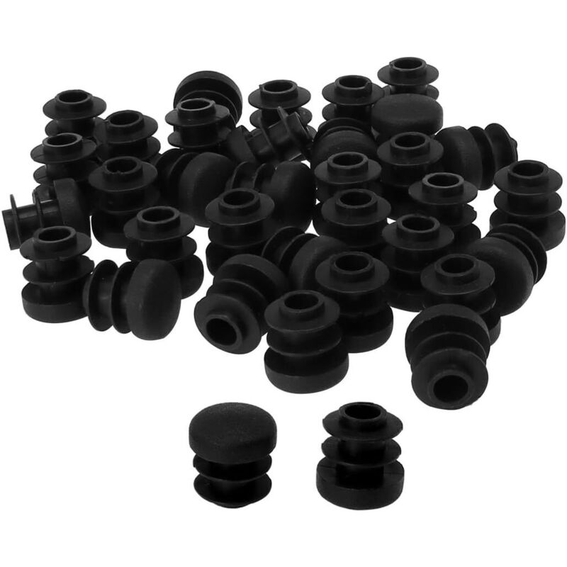 foto del prodotto lablanc 35 pezzi tappi per gambe di sedie tappi terminali inserto per tubi protezione per mobili da tavolo plastica rotonda diametro esterno 14 mm