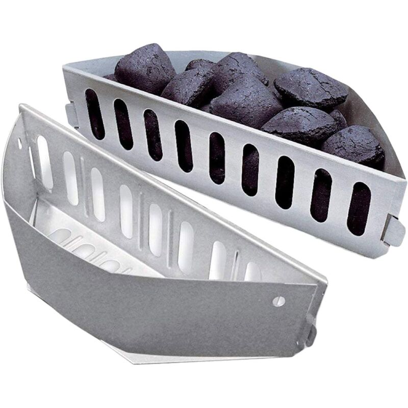 foto del prodotto lablanc 7403 cestello per carbone confezione da 2 per barbecue a carbonella weber da 57 cm, cestello per bricchette per barbecue a carbone weber