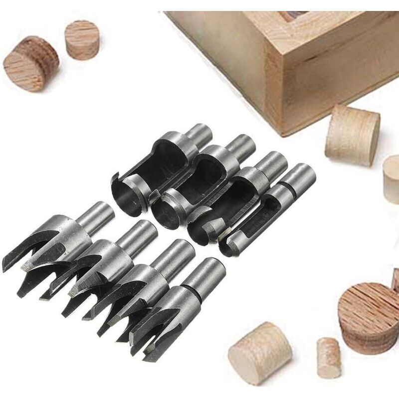 foto del prodotto lablanc 8 pezzi hss punte per trapano per legno punte per trapano per legno punte per trapano per legno piccole punte per trapano per legno da 6 mm