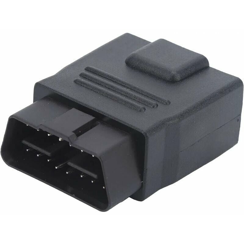 foto del prodotto lablanc adattatore presa obd2 da 16 pin maschio a femmina in plastica abs, lettore di codici, controllo guasti, connettore obd, adattatore di