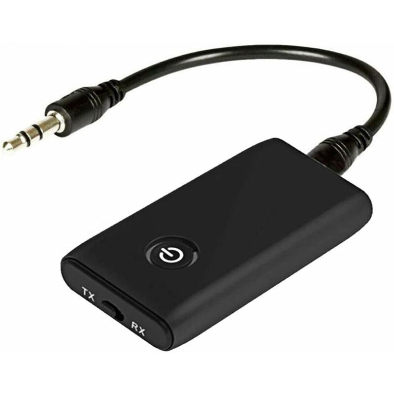 foto del prodotto lablanc adattatore trasmettitore e ricevitore bluetooth 5.0, adattatore bluetooth 2 in 1, jack da 3,5 mm aptx e usb, compatibile con tv pc sistema