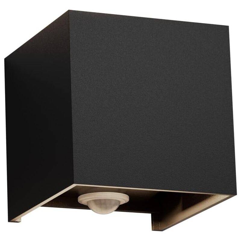 foto del prodotto lablanc applique da esterno 12w con sensore di movimento, illuminazione da parete per esterni interni ip65 con angolo di fascio regolabile, luce