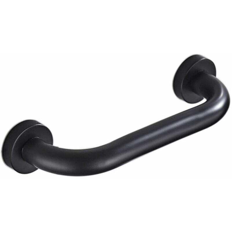 foto del prodotto lablanc barra di sostegno per il bagno, maniglia di sicurezza per la doccia, barra di sostegno antiscivolo da 30 cm per bagno, vasca, wc nero 