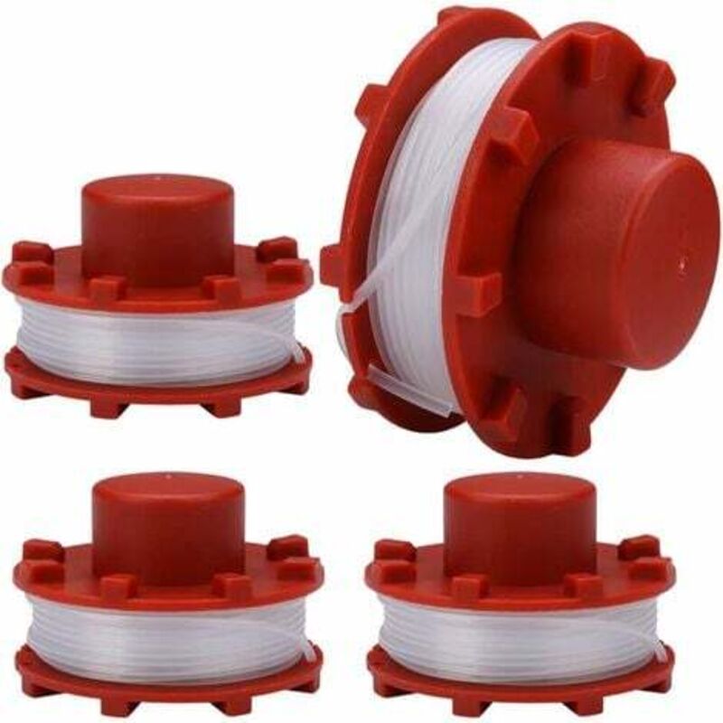 foto del prodotto lablanc bobina di filo per einhell ge ct 36 30 li e solo agillo 36 255 bl agillo 18 200 3405096 ricambi per decespugliatore 4 pezzi 