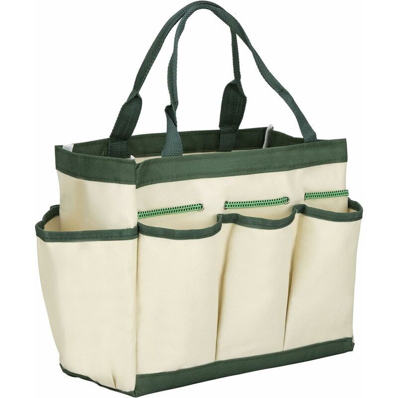 foto del prodotto lablanc borsa porta attrezzi da giardino con 9 tasche, borsa porta attrezzi da giardino per interni ed esterni, custodia da giardinaggio